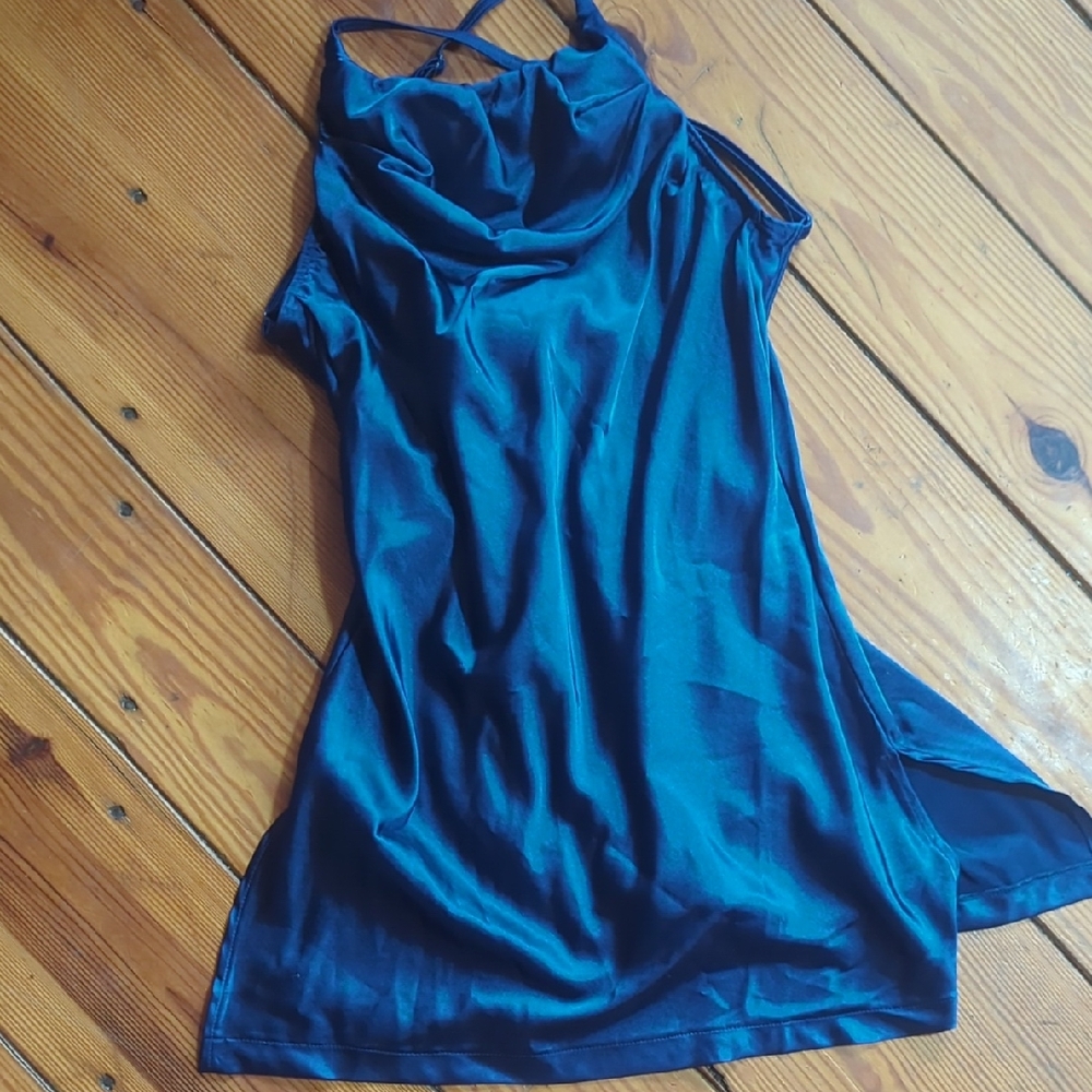 Weissman Navy and Cream Dress